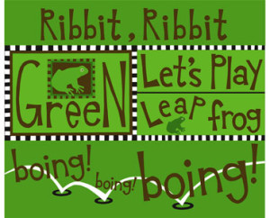wall_art_green_frog_with_phrase